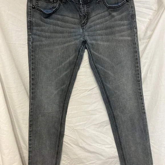 Free People Jeans Womens Size 30 black Wash Pants - Picture 1 of 4